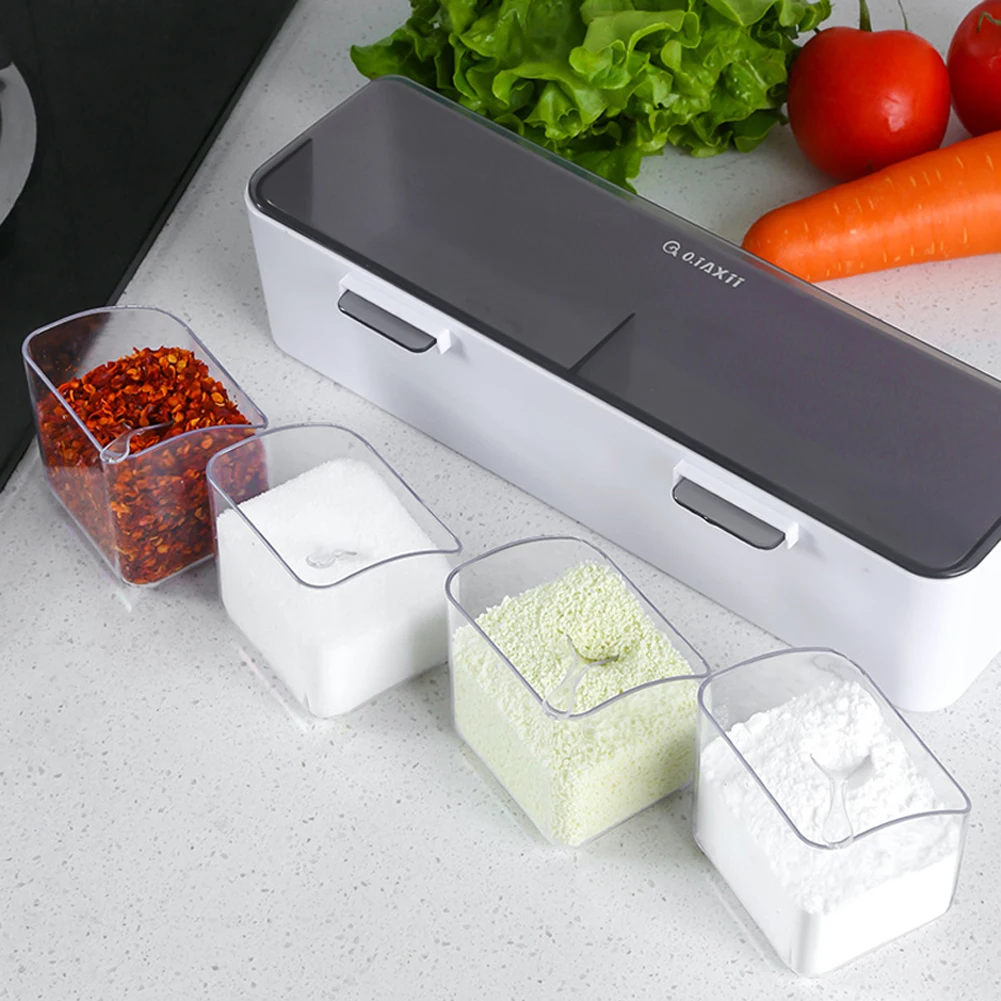 Top Kitchen Wall-mounted Seasoning Box Salt Pepper Spice Rack Jar Sugar Bowl for Kitchen Gadget Device Sets Spice Organizer Tool
Top Kitchen Wall-mounted Seasoning Box Salt Pepper Spice Rack Jar Sugar Bowl for Kitchen Gadget Device Sets Spice Organizer Tool