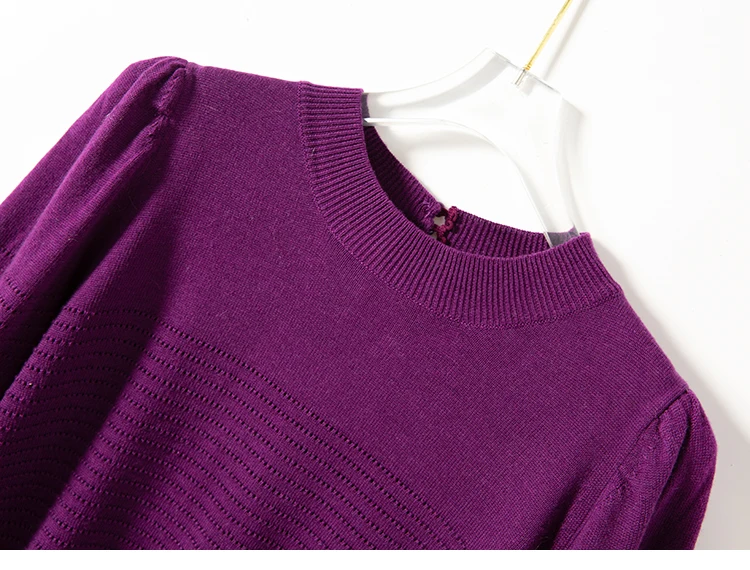Women sweater puff sleeve o-neck casual wild temperament lady wool sweater knit pullover tops
Women sweater puff sleeve o-neck casual wild temperament lady wool sweater knit pullover tops