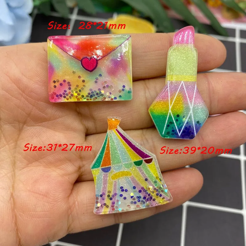 20Pcs Glitter Lipstick Envelope Resin Cabochon Flatback Resins Planar Crafts Fit Phone Decoration Scrapbooking DIY Accessories 
20Pcs Glitter Lipstick Envelope Resin Cabochon Flatback Resins Planar Crafts Fit Phone Decoration Scrapbooking DIY Accessories