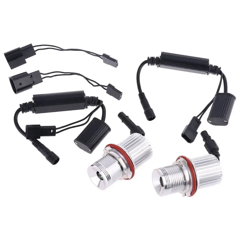 Светодиодная лампа с ангельскими глазками, 2 шт., без ошибок, 40 Вт, для bmw E39 E60 
Светодиодная лампа с ангельскими глазками, 2 шт., без ошибок, 40 Вт, для bmw E39 E60