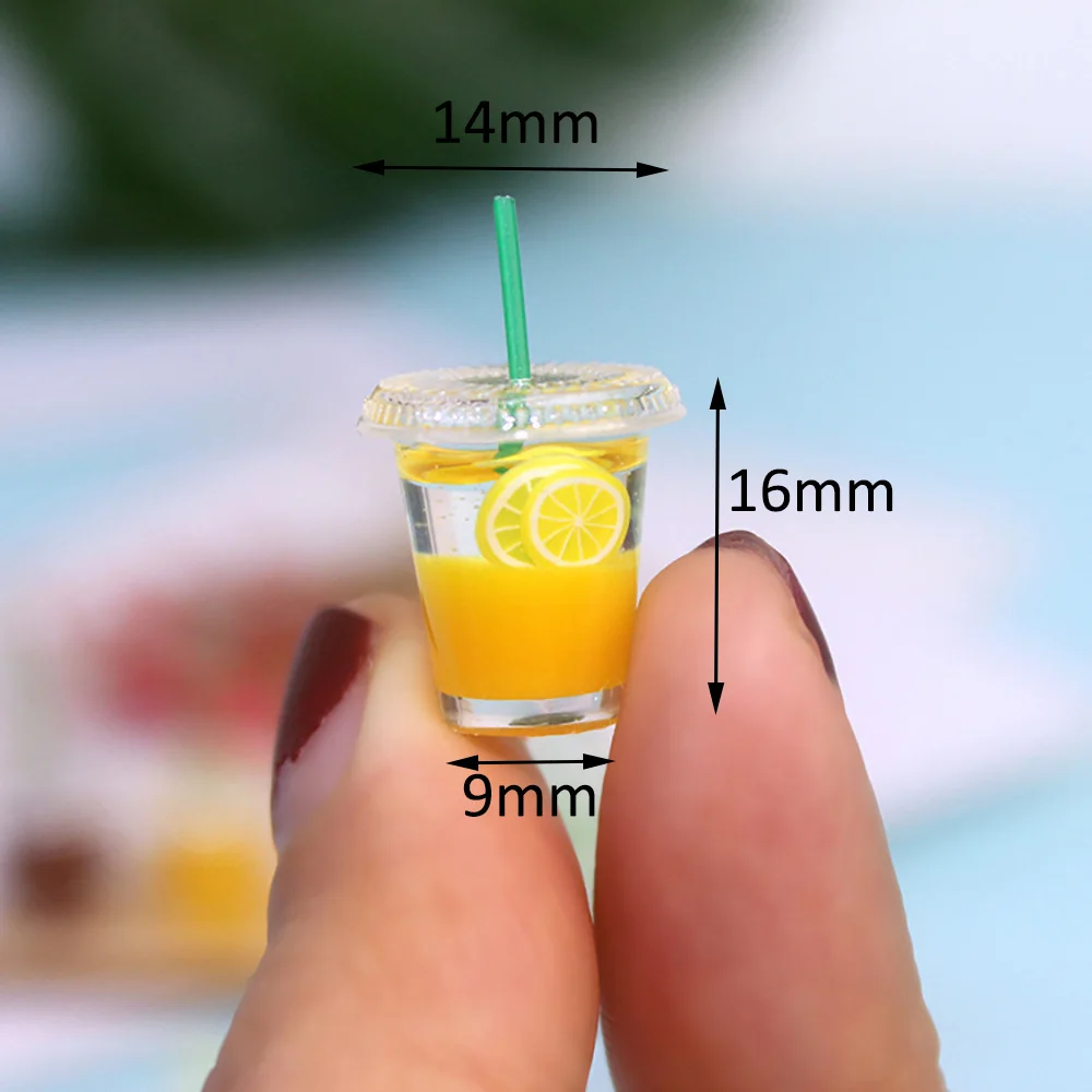 1Pcs 1/12 Dollhouse Miniature Accessories Mini Resin Fruit Juice Cup Simulation Drink Model Toys for Doll House Decoration
1Pcs 1/12 Dollhouse Miniature Accessories Mini Resin Fruit Juice Cup Simulation Drink Model Toys for Doll House Decoration