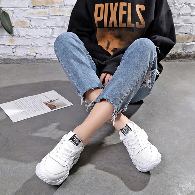 Women Vulcanize Shoes Spring Women Shoes White Sneakers Breathable Comfort Women Sneakers Fashion Women Flats Tenis Feminino
Women Vulcanize Shoes Spring Women Shoes White Sneakers Breathable Comfort Women Sneakers Fashion Women Flats Tenis Feminino