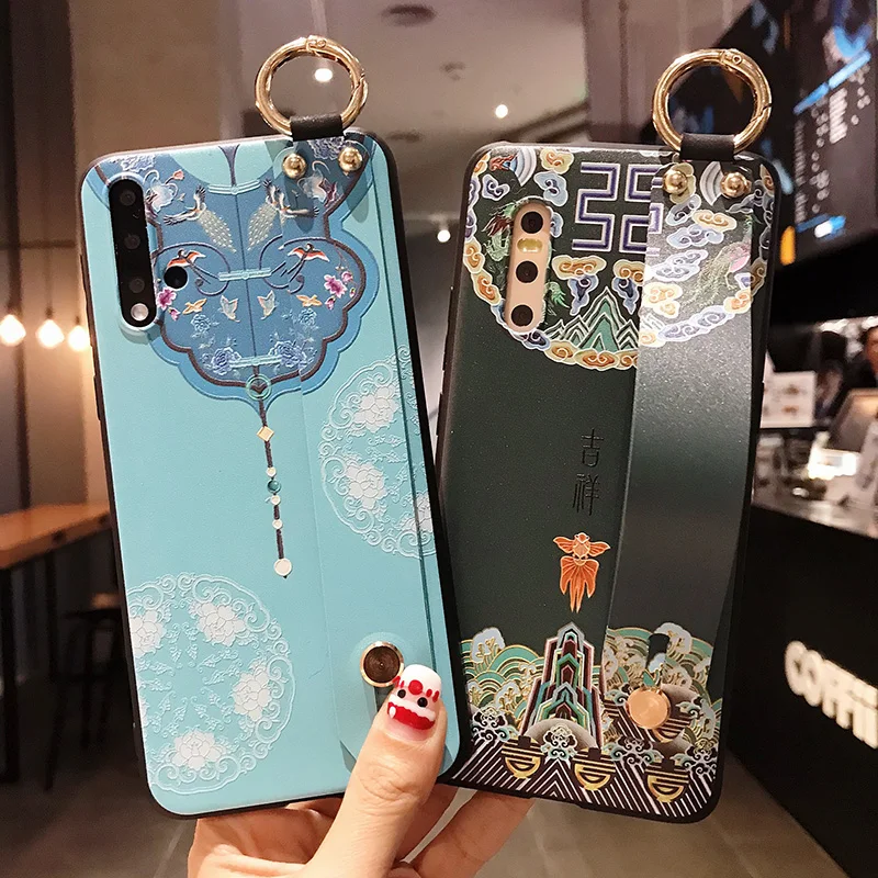 sumkeymi Wrist Strap Chinese Culture Pattern TPU Cover Phone Holder Case For HUAWEI P30 P40 Nova 7SE Mate 40 Honor 30 Pro Lite
sumkeymi Wrist Strap Chinese Culture Pattern TPU Cover Phone Holder Case For HUAWEI P30 P40 Nova 7SE Mate 40 Honor 30 Pro Lite