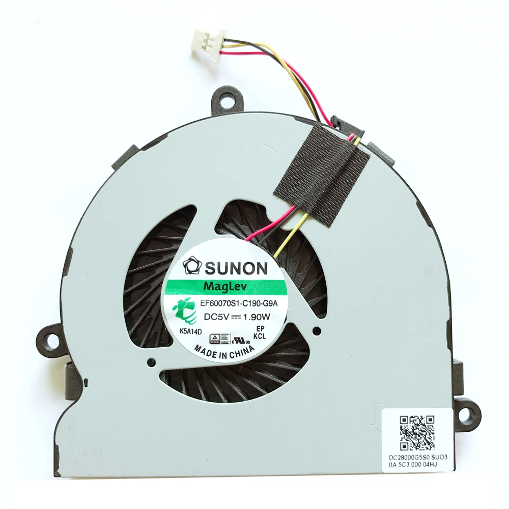 Вентилятор охлаждения процессора SUNON EF60070S1-C190-G9A, 5 в постоянного тока, 1,90 Вт, dc28000g5s0
Вентилятор охлаждения процессора SUNON EF60070S1-C190-G9A, 5 в постоянного тока, 1,90 Вт, dc28000g5s0