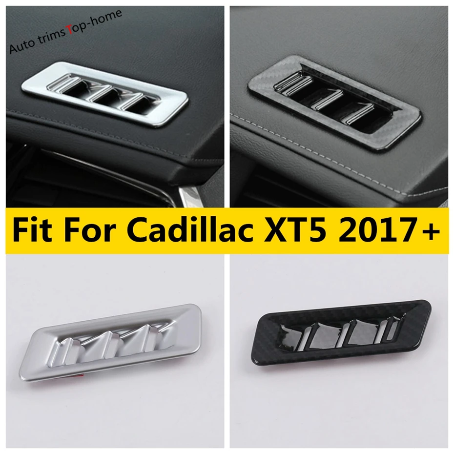 Side Air Conditioning Vent AC outlet Decor Frame Cover Trim For Cadillac XT5 2017 - 2021 ABS Carbon Fiber / Matte Accessories
Side Air Conditioning Vent AC outlet Decor Frame Cover Trim For Cadillac XT5 2017 - 2021 ABS Carbon Fiber / Matte Accessories