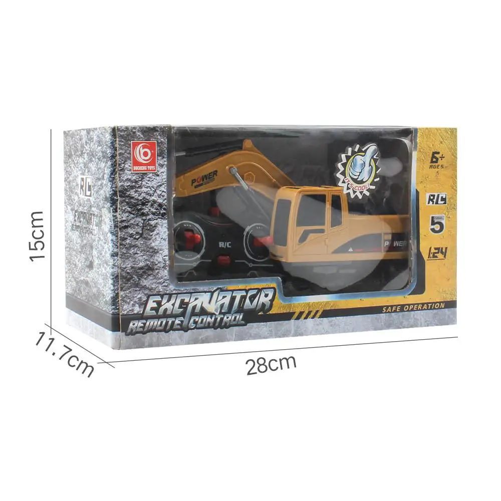 RCtown 1:24 4-Wheel Crawler Drive Remote Control Excavator Toy Buildings Children RC Car Toys Alloy RC Excavator Model Toys X702 
RCtown 1:24 4-Wheel Crawler Drive Remote Control Excavator Toy Buildings Children RC Car Toys Alloy RC Excavator Model Toys X702