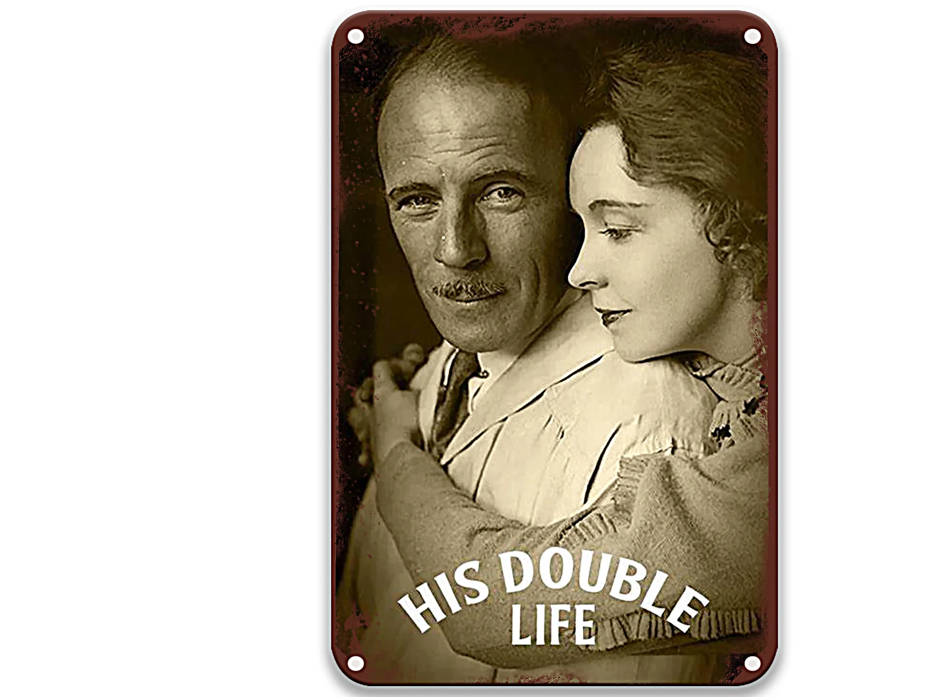 His Double Life (1933) New Classical Metal Tin Signs Movies Grunge Room Decor for Decor 8x12 Inches
His Double Life (1933) New Classical Metal Tin Signs Movies Grunge Room Decor for Decor 8x12 Inches
