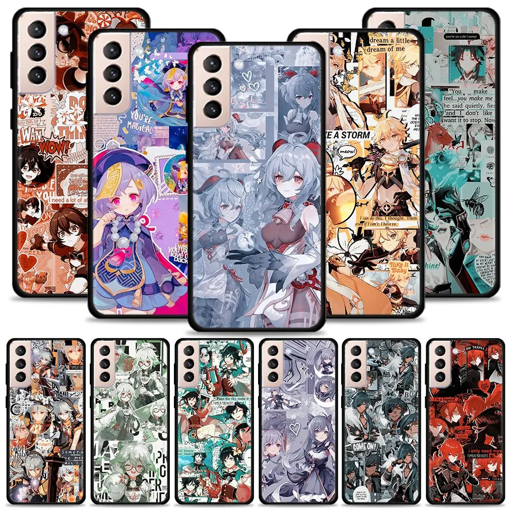 Case For Samsung Galaxy S21 S20 Ultra S10 Plus Lite S20FE 5G Cover For Galaxy S10e S9 S8 Edge Black Shell Anime Genshin Impact
Case For Samsung Galaxy S21 S20 Ultra S10 Plus Lite S20FE 5G Cover For Galaxy S10e S9 S8 Edge Black Shell Anime Genshin Impact