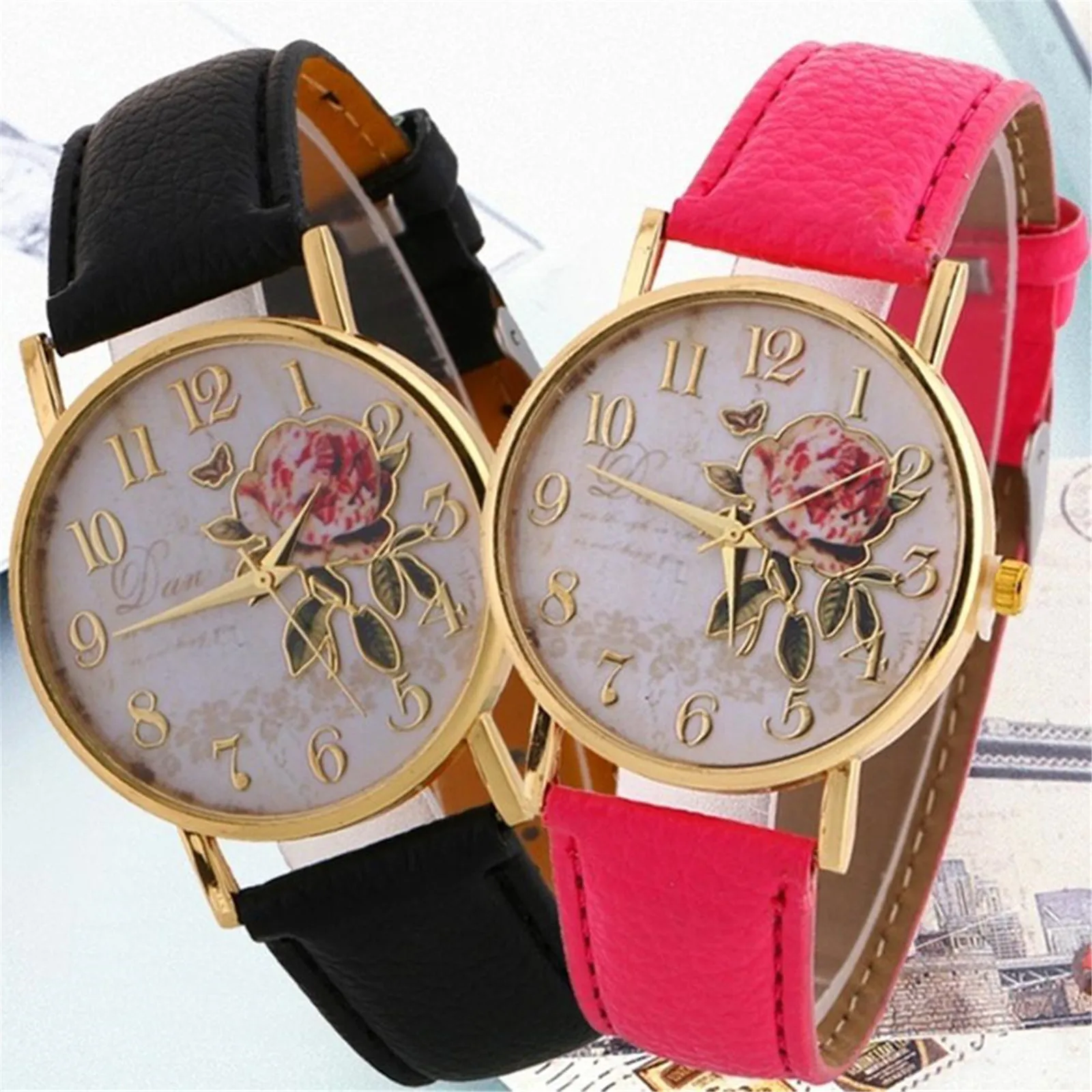 Rose design watch fashion watch suit men and women for gift Luxury Quartz Watch watch women luxury stainless relojes relogio 
Rose design watch fashion watch suit men and women for gift Luxury Quartz Watch watch women luxury stainless relojes relogio