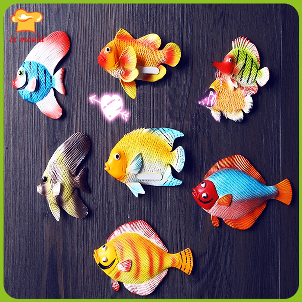 Marine Life Fish Silicone Mould Fondant DIY Handmade Decoration Chocolate Candy Platinum Silicone Mold
Marine Life Fish Silicone Mould Fondant DIY Handmade Decoration Chocolate Candy Platinum Silicone Mold