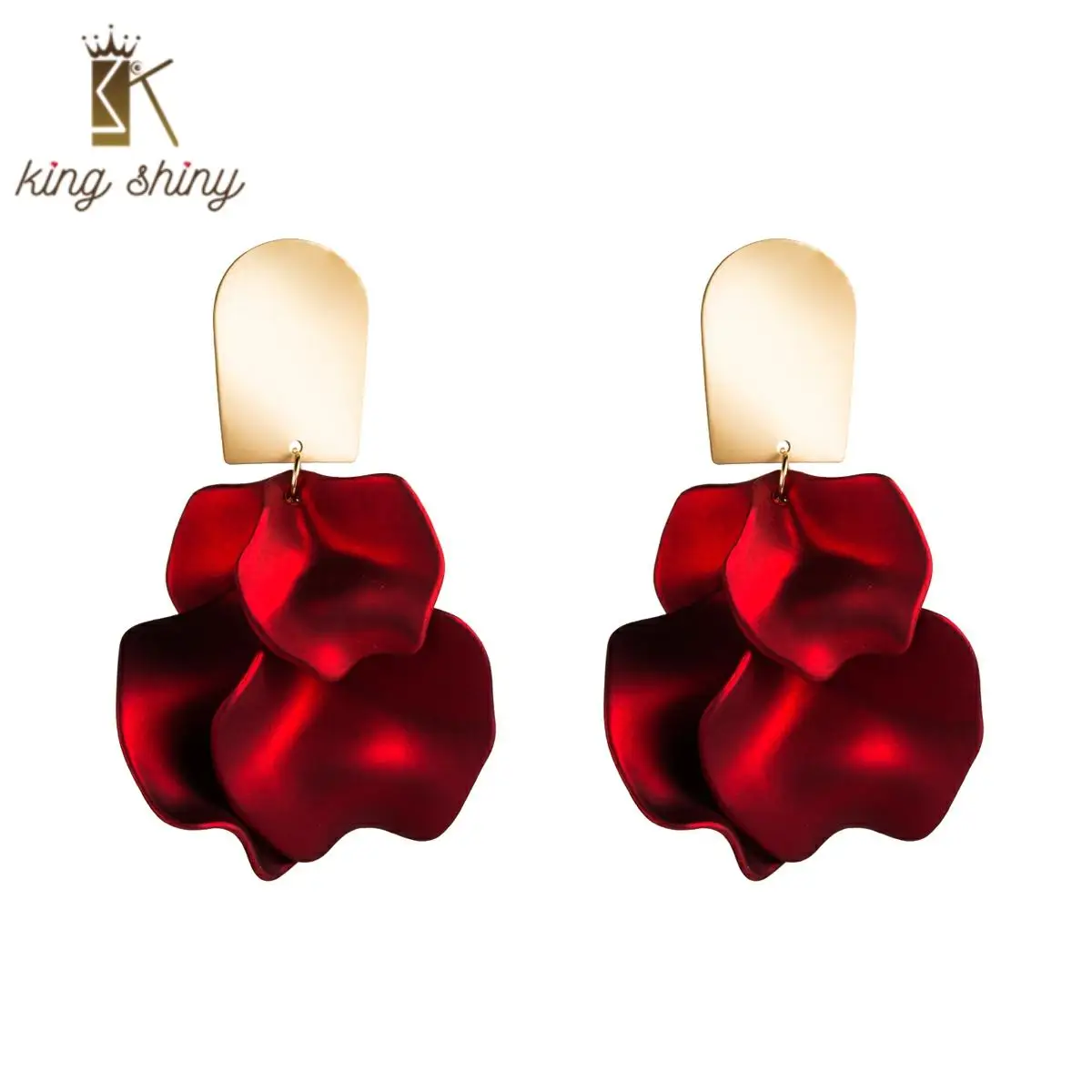 2020 Korean New Arrival Statement Drop Earrings High Quality Simple Design Red Rose Flower Dangle Earrings Ear Jewelry for Woman
2020 Korean New Arrival Statement Drop Earrings High Quality Simple Design Red Rose Flower Dangle Earrings Ear Jewelry for Woman