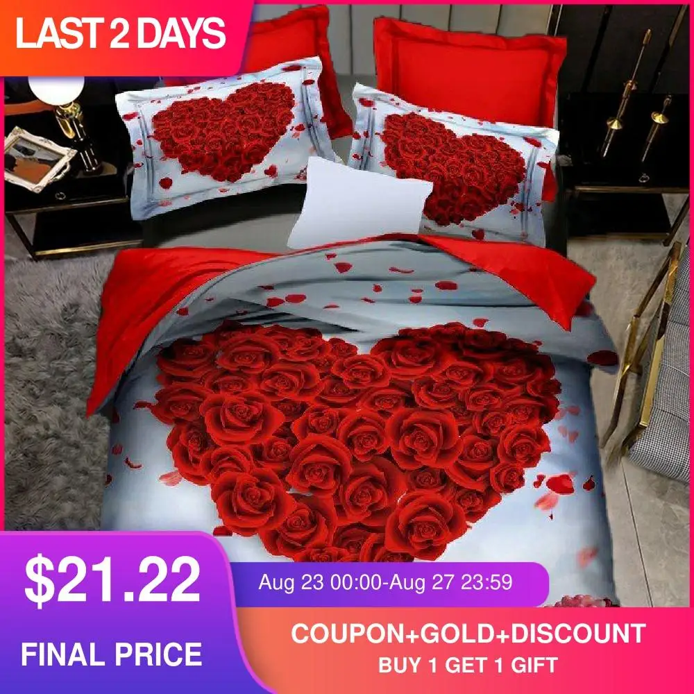 NEW NEW 3D Rose Heart Bedding Set Nordic Duvet Cover 150x200 220x240 King Size Quilt Cover Modern Cat Wolf Print Pillowcase No
NEW NEW 3D Rose Heart Bedding Set Nordic Duvet Cover 150x200 220x240 King Size Quilt Cover Modern Cat Wolf Print Pillowcase No