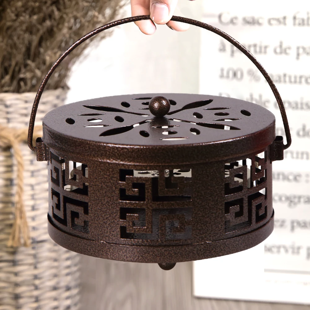 Wrought Iron Insect Mosquito Coil Holder Innovative Home Incense Sandalwood Mosquito Repellent Coil Holder Portable Anti Scald
Wrought Iron Insect Mosquito Coil Holder Innovative Home Incense Sandalwood Mosquito Repellent Coil Holder Portable Anti Scald