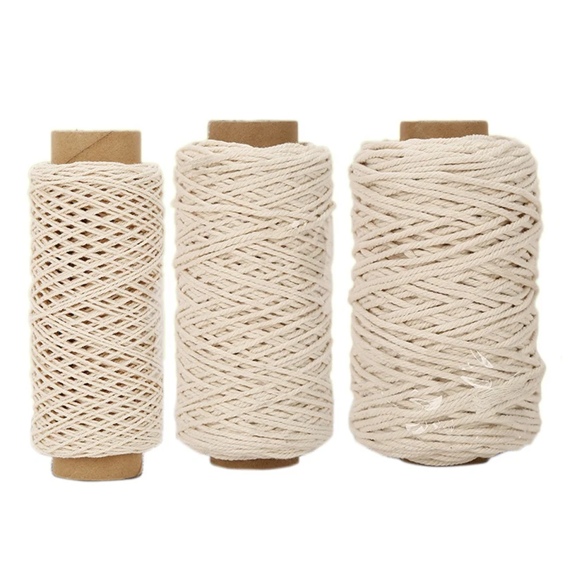 Rope Twisted String Cotton Cord for Handmade Natural Beige Rope DIY Home Wedding Accessories Gift (3 Specifications)
Rope Twisted String Cotton Cord for Handmade Natural Beige Rope DIY Home Wedding Accessories Gift (3 Specifications)