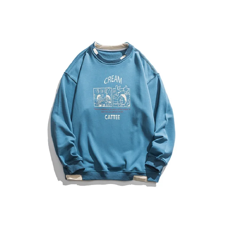 KB 2021 Spring new Hoodies Sweatshirts Streetwear Mens Cotton printed fake two-piece pullover sweater 
KB 2021 Spring new Hoodies Sweatshirts Streetwear Mens Cotton printed fake two-piece pullover sweater