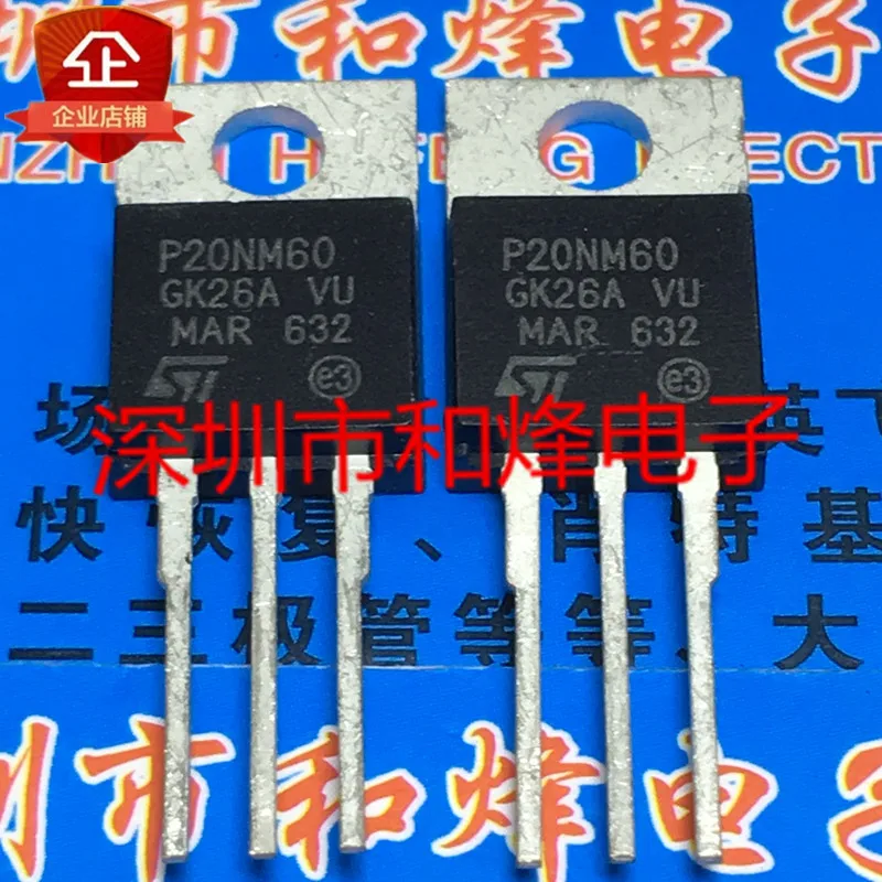 

10 шт. P20NM60 STP20NM60 TO-220 600V 20A