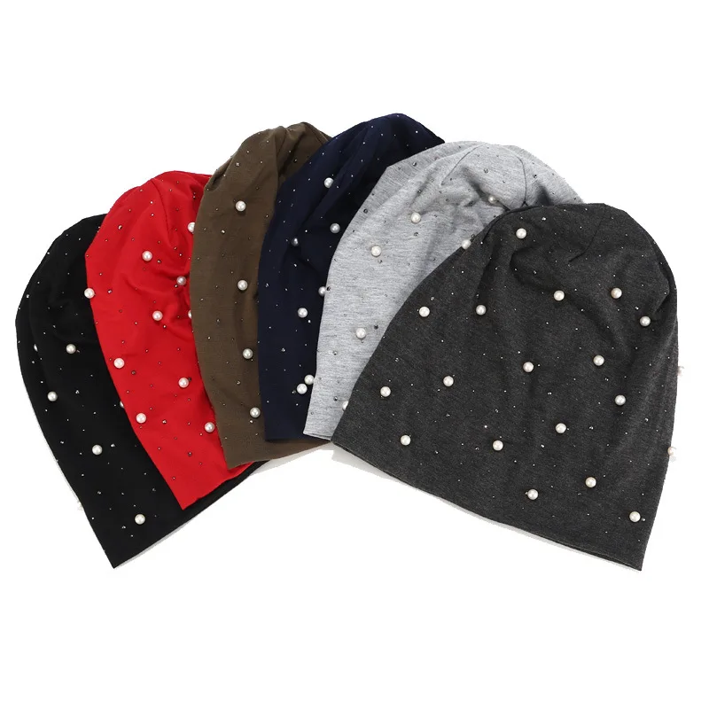 Casual Women Hat For Winter Slouchy Pearl Cotton Beanies Skullies 2020 New Spring Ladies Black Rhinestones Beanies Oversize Hats
Casual Women Hat For Winter Slouchy Pearl Cotton Beanies Skullies 2020 New Spring Ladies Black Rhinestones Beanies Oversize Hats