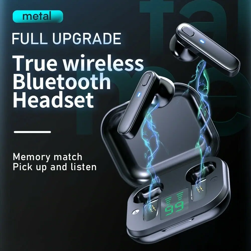 R20 TWS True Wireless Bluetooth 5.0 Stereo Earphone IPX7 Waterproof Sport Noise Reduction Gamer Headset with Microphone
R20 TWS True Wireless Bluetooth 5.0 Stereo Earphone IPX7 Waterproof Sport Noise Reduction Gamer Headset with Microphone
