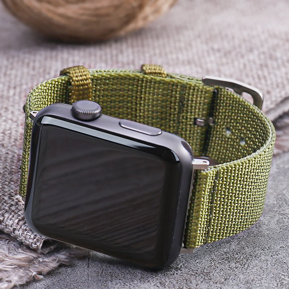 nylon band For Apple watch band 44mm 42mm 40mm 38mm watch Nylon Male lady braided Bracelet strap for iwatch 654321 SE series
nylon band For Apple watch band 44mm 42mm 40mm 38mm watch Nylon Male lady braided Bracelet strap for iwatch 654321 SE series