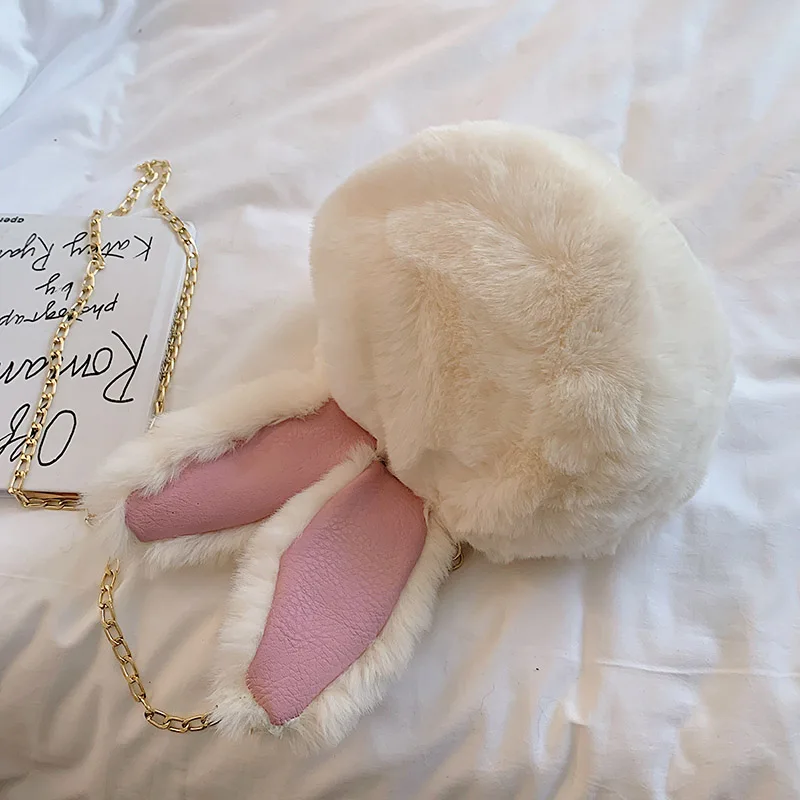 YANIGELAN Cute Plush Bunny Ear Bag Women Fashion Rabbit Ears Bag Girls Chain Shoulder Purses and Handbags Crossbody Bag sac luxe
YANIGELAN Cute Plush Bunny Ear Bag Women Fashion Rabbit Ears Bag Girls Chain Shoulder Purses and Handbags Crossbody Bag sac luxe