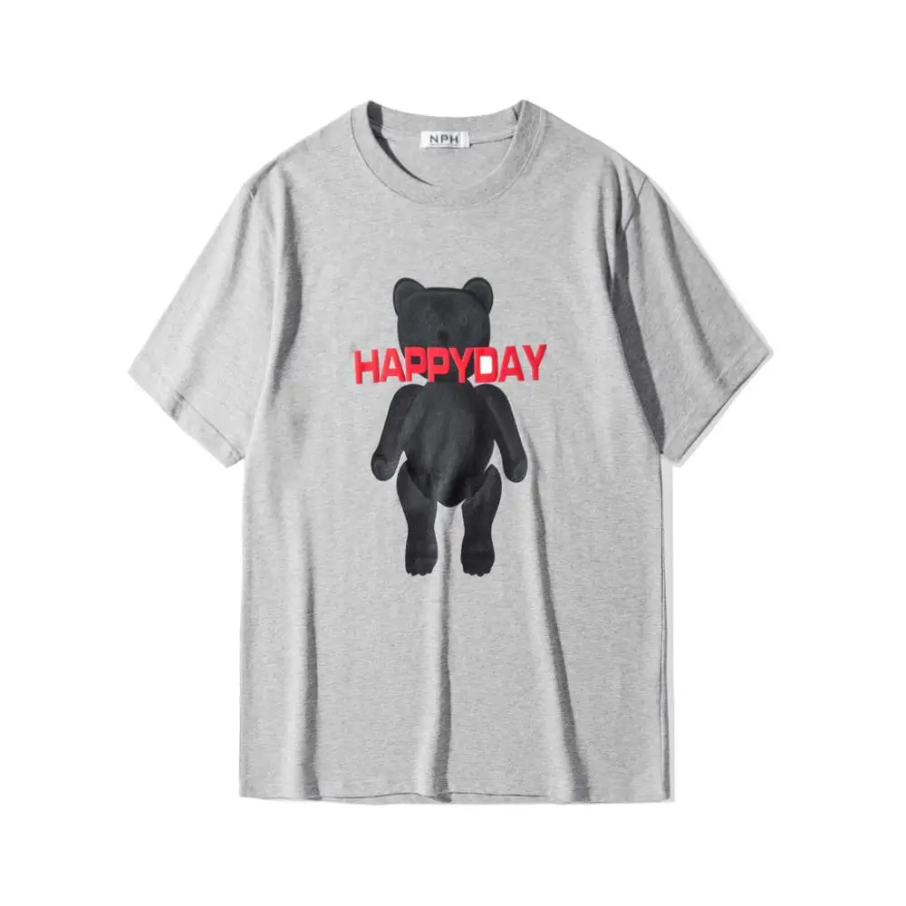 High 19ss Men New Fashion T Shirts Luxury hot Happy day Bear T-Shirt Hip Hop Skateboard Street Cotton T-Shirts Tee #702
High 19ss Men New Fashion T Shirts Luxury hot Happy day Bear T-Shirt Hip Hop Skateboard Street Cotton T-Shirts Tee #702