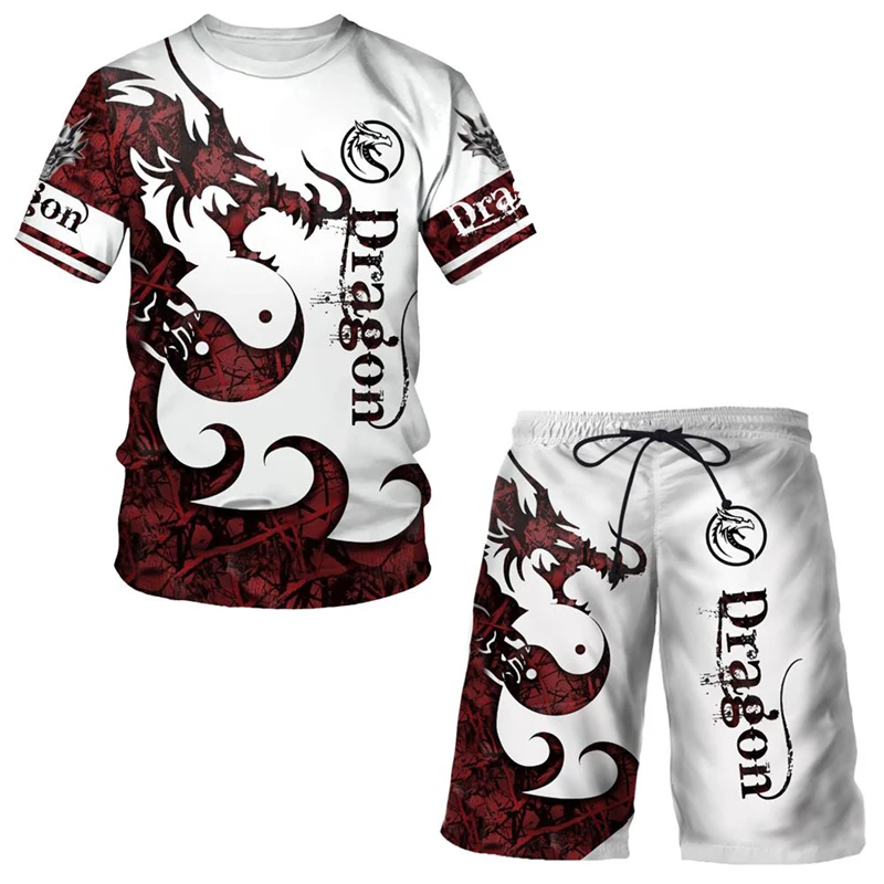 2021 Gothic men's suit summer hot style 3D printing animal T-shirt shorts wolf suit men's cool handsome T-shirt + shorts suit
2021 Gothic men's suit summer hot style 3D printing animal T-shirt shorts wolf suit men's cool handsome T-shirt + shorts suit