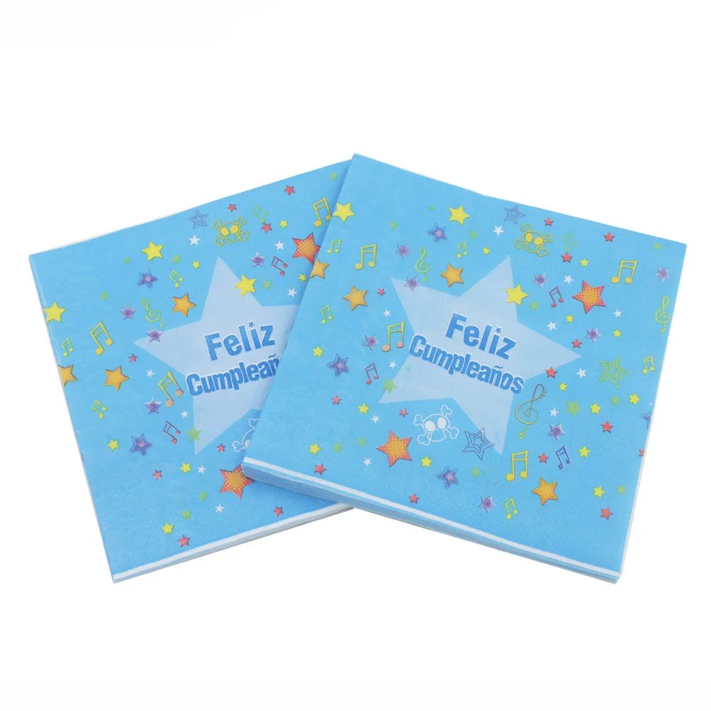 33cm 20pcs/Lot Feliz Cumpleanos Servilletas Decoupage Table Paper Napkins Blue Stars Cute Tiusses Happy Birthday Party Decor
33cm 20pcs/Lot Feliz Cumpleanos Servilletas Decoupage Table Paper Napkins Blue Stars Cute Tiusses Happy Birthday Party Decor