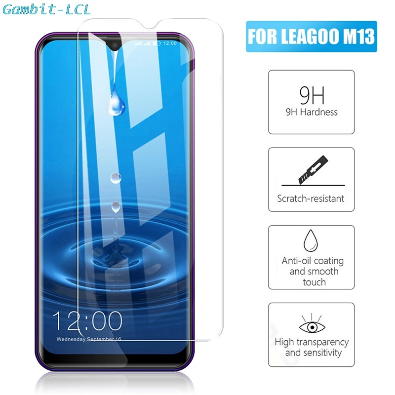 2 шт. закаленное стекло для Leagoo M13 Защитная пленка экрана 2.5D 9H на телефона защитная