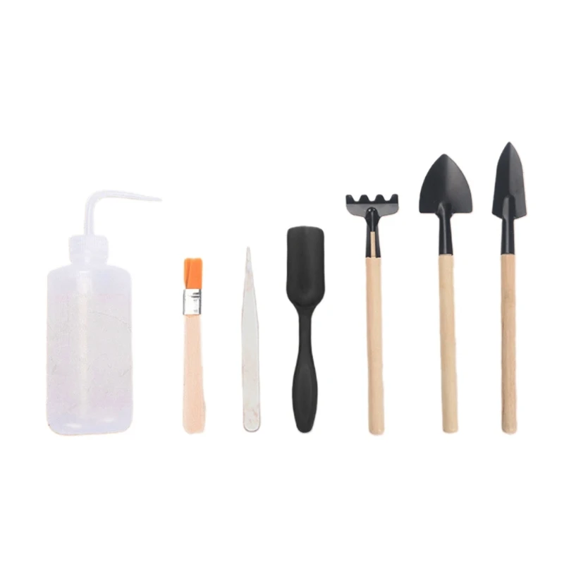 Mini Garden Tools Sets Succulent Plants Bonsai Miniature Planting Flower Gardening Tools Combination Packages
Mini Garden Tools Sets Succulent Plants Bonsai Miniature Planting Flower Gardening Tools Combination Packages