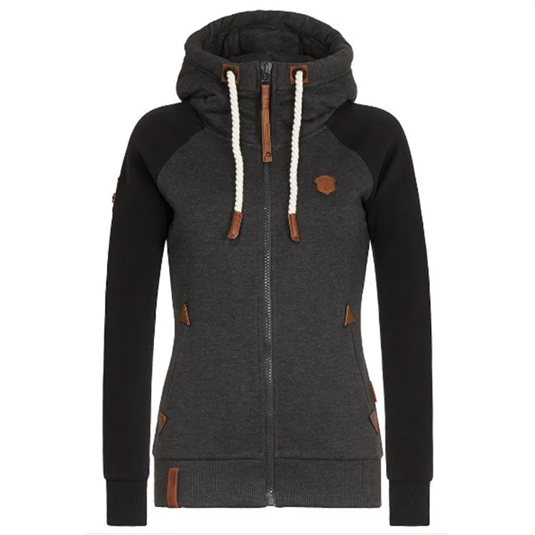 Winter Women Hooded Patchwork Coat Windbreaker Basic Jacket Sportswear Female Zipper Windproof Outerwear
Winter Women Hooded Patchwork Coat Windbreaker Basic Jacket Sportswear Female Zipper Windproof Outerwear