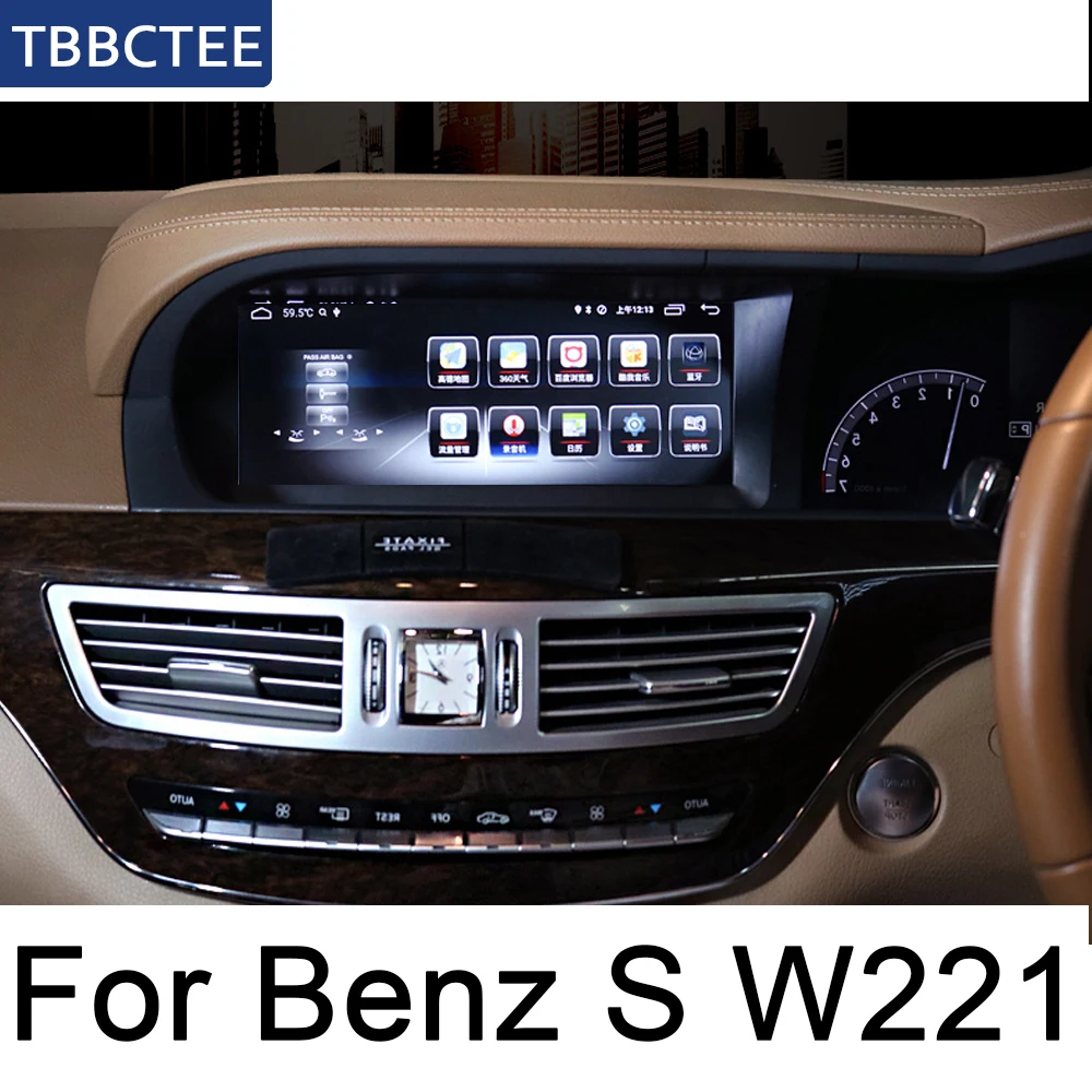 Для Benz S Class W221 2010 ~ 2013 NTG автомобильный Android правый руль RHD сенсорный GPS навигатор