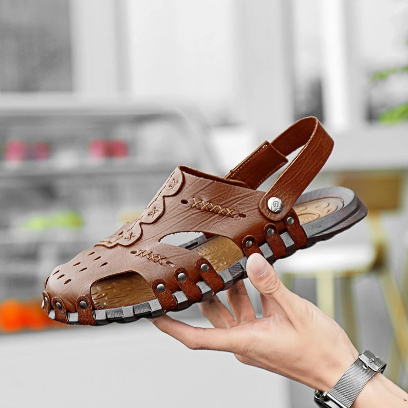 Sandel For Men Sandalias De Casa Beach Sandals Men Sandles For Summer Male Shoes Leather Sandal Zandalias Hombre Roman Verano
Sandel For Men Sandalias De Casa Beach Sandals Men Sandles For Summer Male Shoes Leather Sandal Zandalias Hombre Roman Verano