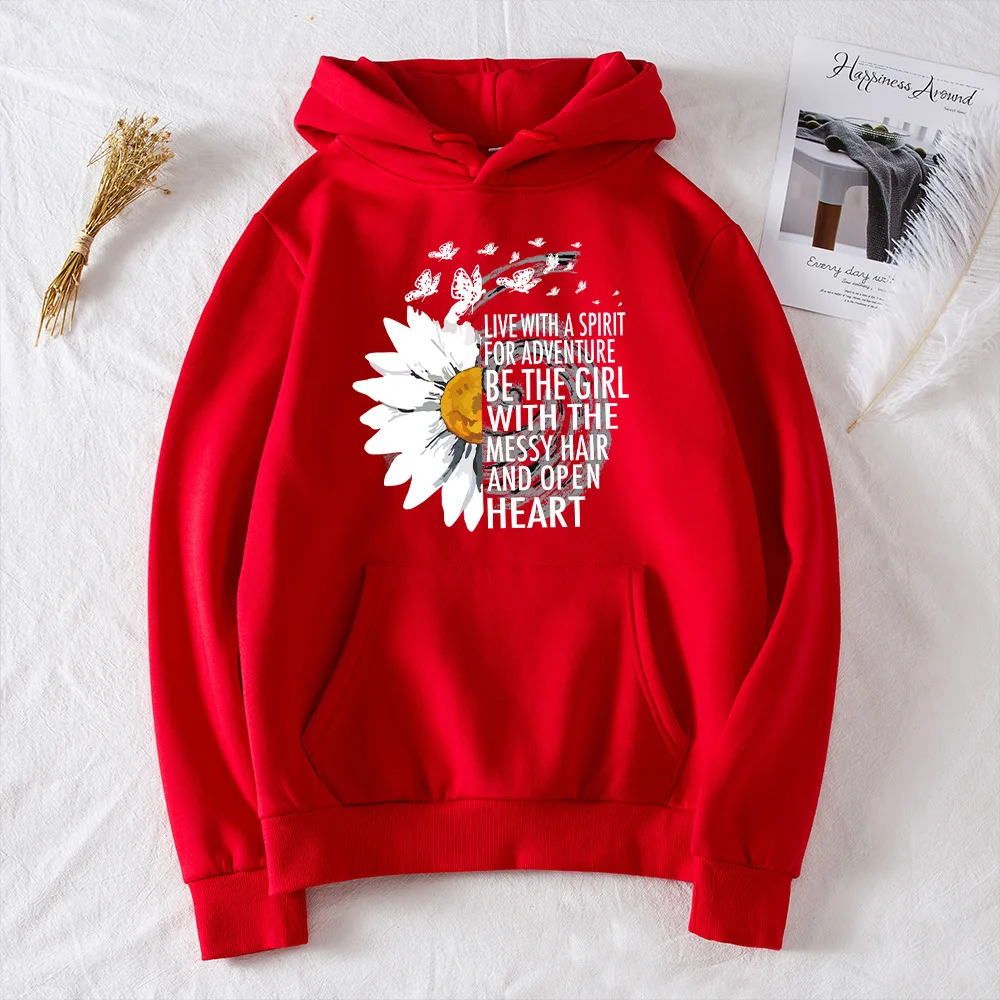 Women Hoodies Autumn Winter Casual Pullover Fashion Letters Flowers Print Long Sleeves Warm Pocket Hooded Tops Loose Sweatshirt
Women Hoodies Autumn Winter Casual Pullover Fashion Letters Flowers Print Long Sleeves Warm Pocket Hooded Tops Loose Sweatshirt