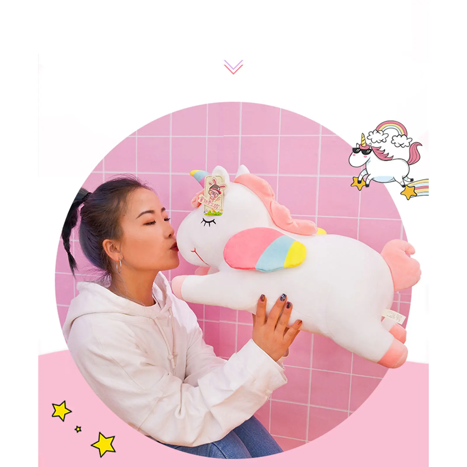 Unicorn Stuffed Animal Cute Unicorn Plush Toy Doll Birthday Christmas Gift for Toddler Girls 30cm
Unicorn Stuffed Animal Cute Unicorn Plush Toy Doll Birthday Christmas Gift for Toddler Girls 30cm