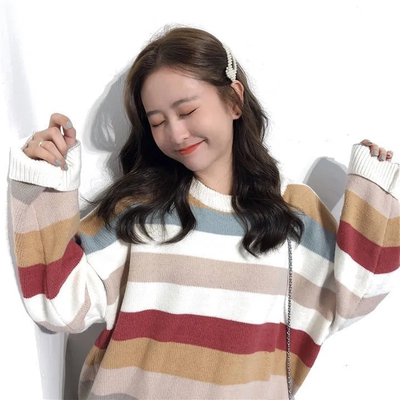 Sweater Women New Style for Autumn and Winter Round Neck Sweater Women KoreanStyle Loose Cute Sweet All-match Woman Sweaters
Sweater Women New Style for Autumn and Winter Round Neck Sweater Women KoreanStyle Loose Cute Sweet All-match Woman Sweaters