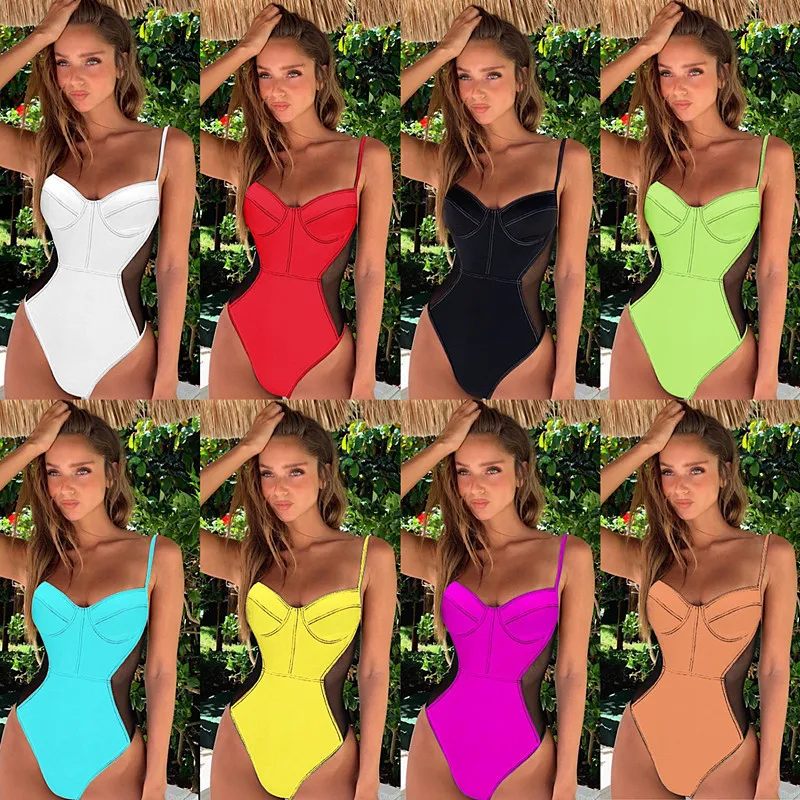 New Fruit Color Swimming Suit Sexy Gauze Bikini Hard Package Swimwear Women One Piece Swimsuit Monokini Push Up Bathing Suit 
New Fruit Color Swimming Suit Sexy Gauze Bikini Hard Package Swimwear Women One Piece Swimsuit Monokini Push Up Bathing Suit