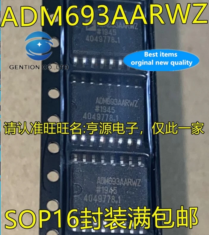 10pcs 100% orginal new real stock ADM693 ADM693AARWZ SOP16-pin integrated circuit analog-to-digital conversion monitor
10pcs 100% orginal new real stock ADM693 ADM693AARWZ SOP16-pin integrated circuit analog-to-digital conversion monitor