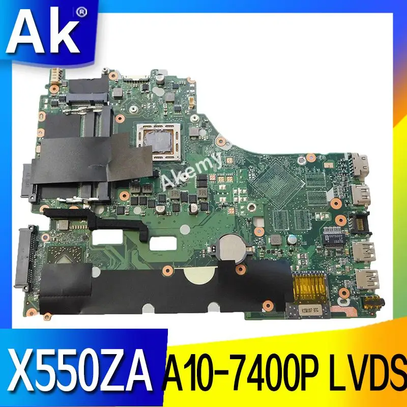 AK X550ZA Laptop motherboard for ASUS X550ZA X550ZE X550Z X550 K550Z X555Z VM590Z Test original mainboard A10-7400P LVDS GM
AK X550ZA Laptop motherboard for ASUS X550ZA X550ZE X550Z X550 K550Z X555Z VM590Z Test original mainboard A10-7400P LVDS GM
