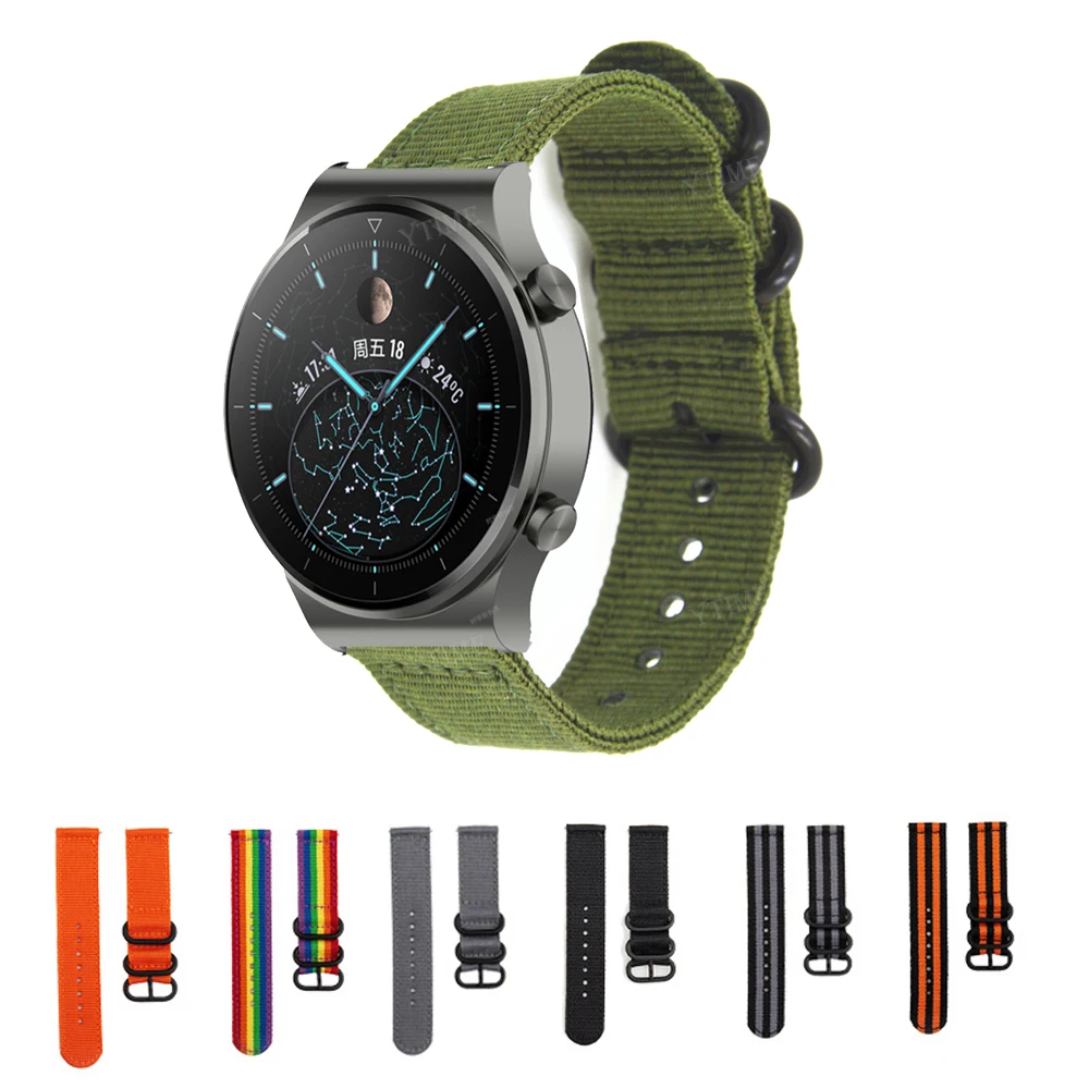 22mm Nylon Canvas Business Sport Replacement Strap Watchband For Huawei Watch GT 2 Pro/GT 2 46mm Honor Magic Bracelet Correa
22mm Nylon Canvas Business Sport Replacement Strap Watchband For Huawei Watch GT 2 Pro/GT 2 46mm Honor Magic Bracelet Correa