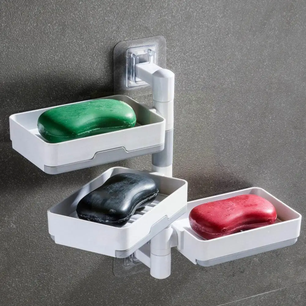 Creative Rotating Double Wall Wall-mounted Drain Soap Accessories Household Free Kitchen Dispenser Bathroom Punch Storage Z5U0
Creative Rotating Double Wall Wall-mounted Drain Soap Accessories Household Free Kitchen Dispenser Bathroom Punch Storage Z5U0