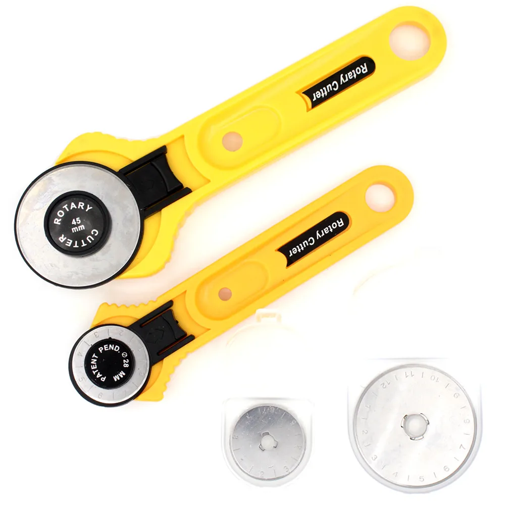 28mm/45mm Rotary Knife Cutter Blade For Fabric Circular Patchwork Craft Leather Gadgets ZM56
28mm/45mm Rotary Knife Cutter Blade For Fabric Circular Patchwork Craft Leather Gadgets ZM56