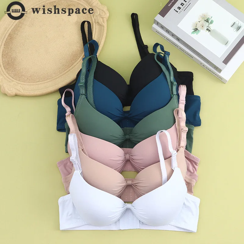 Solid Color Sexy Pleated Bra Soft Intimate Lingerie Exquisite Student Sports Bras for Women Push up Women's Underwear Bra Style
Solid Color Sexy Pleated Bra Soft Intimate Lingerie Exquisite Student Sports Bras for Women Push up Women's Underwear Bra Style