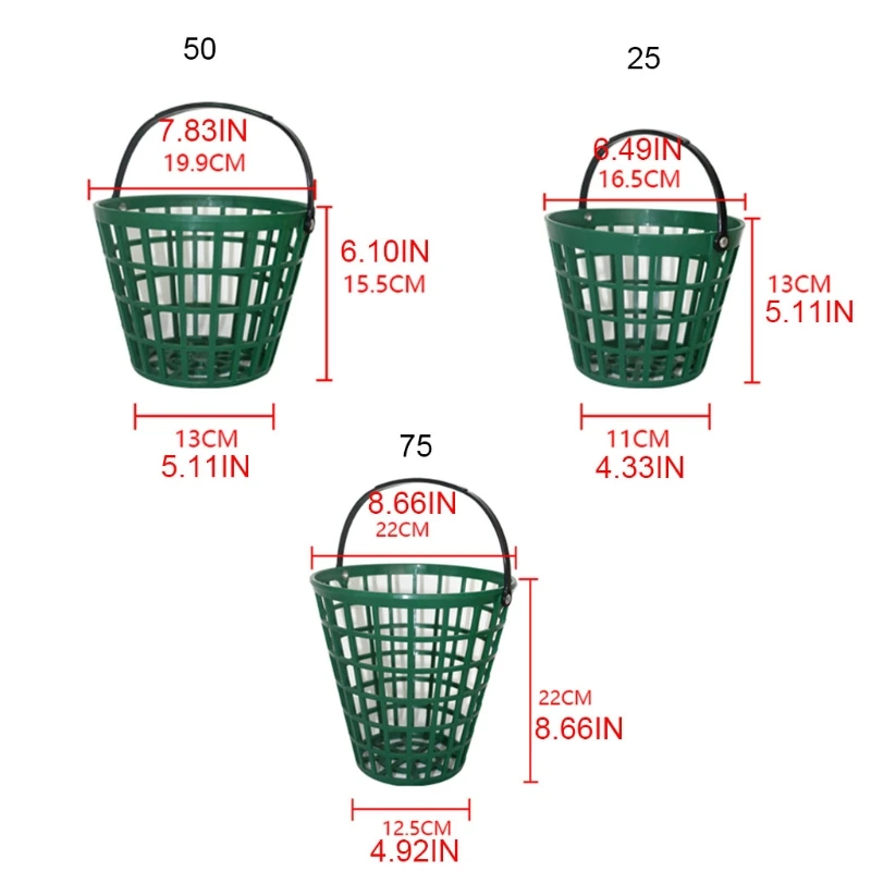 Portable Golf Ball Basket Green Durable Nylon Golfball Container with Handle Ball Holder Box Contain Sports Training
Portable Golf Ball Basket Green Durable Nylon Golfball Container with Handle Ball Holder Box Contain Sports Training