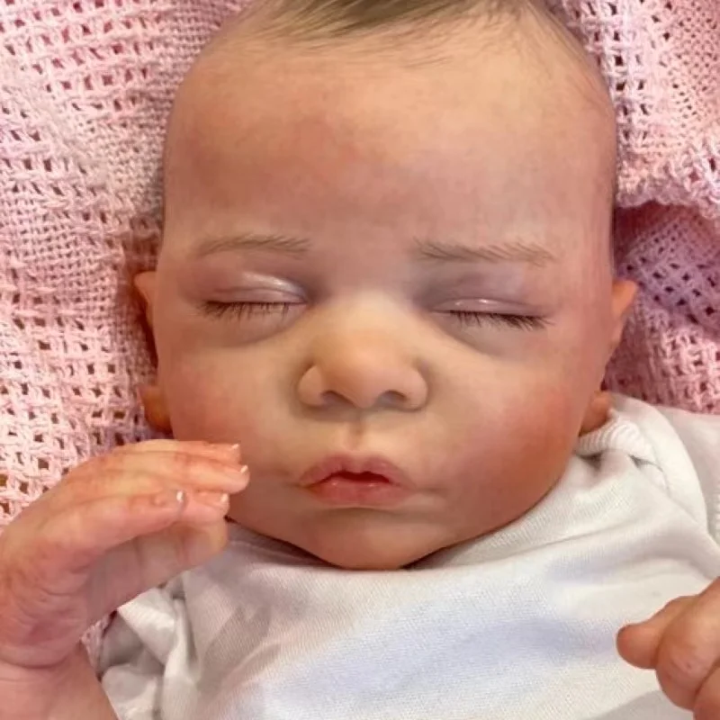 Finished Reborn Baby Doll Romy Sleeping Baby 48cm Handmade Painting Birthday Gift For Girls Boys
Finished Reborn Baby Doll Romy Sleeping Baby 48cm Handmade Painting Birthday Gift For Girls Boys