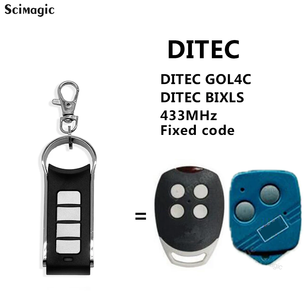 Высококачественный пульт дистанционного управления гаражом DITEC GOL4C BIXLS 433 МГц с фиксированным кодом и большой кнопкой
Высококачественный пульт дистанционного управления гаражом DITEC GOL4C BIXLS 433 МГц с фиксированным кодом и большой кнопкой