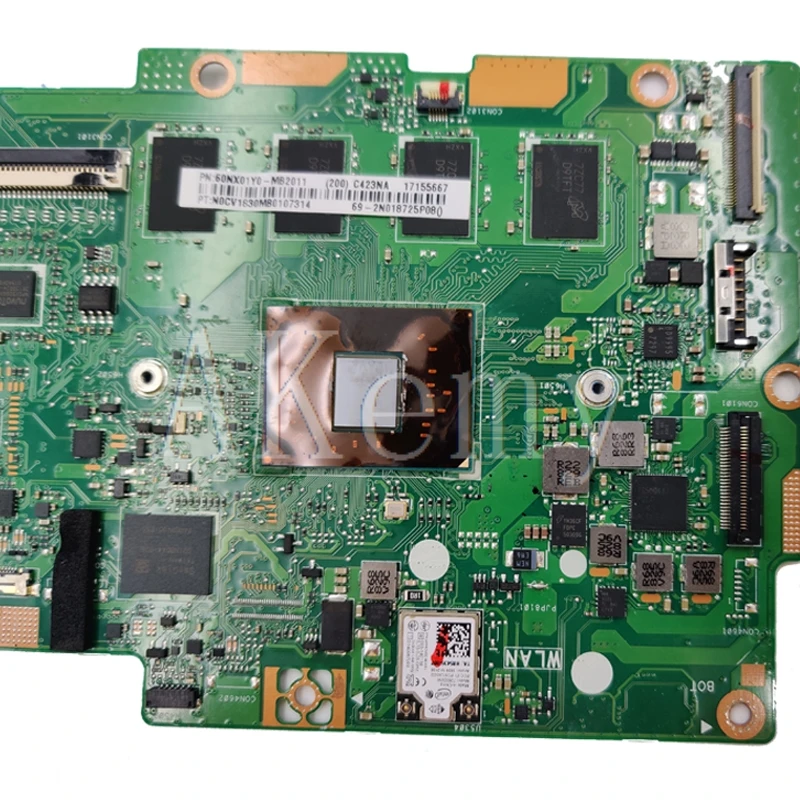 C423NA материнская плата для ноутбука 32 Гб SSD For Asus Chromebook C423N C423 N3350 cpu 4 ram оригинальная