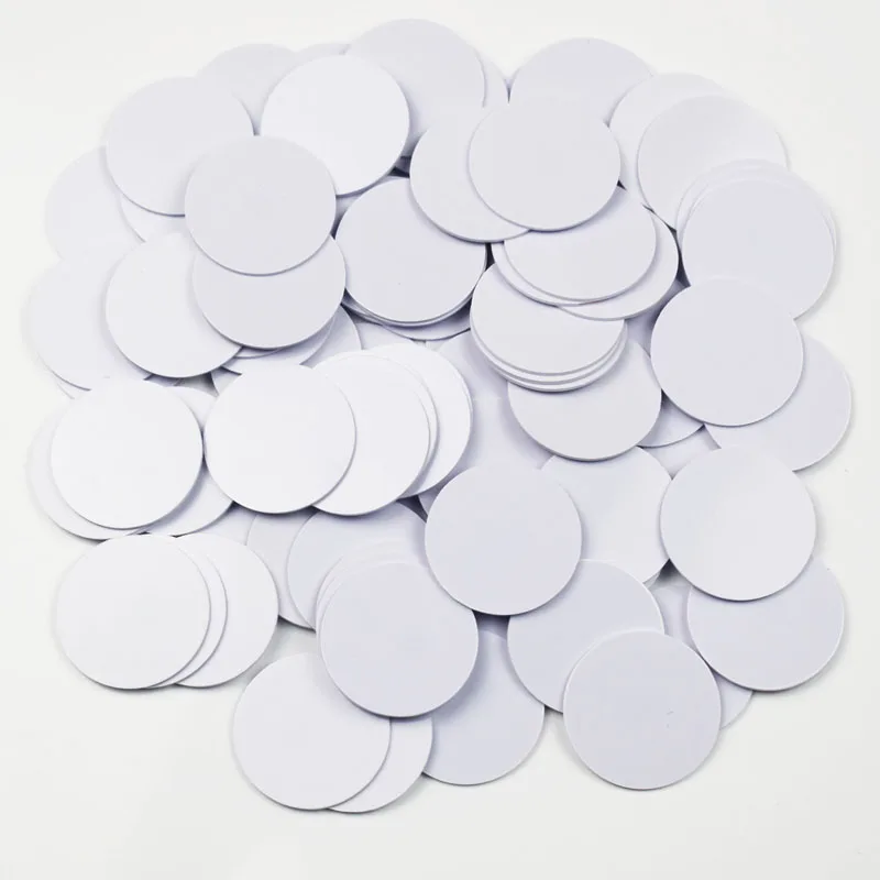 1000pcs 125KHZ TK4100 EM4100 RFID Coin ID Card With Adhensive Sticker Read Only Diameter 25mm for Access Control
1000pcs 125KHZ TK4100 EM4100 RFID Coin ID Card With Adhensive Sticker Read Only Diameter 25mm for Access Control