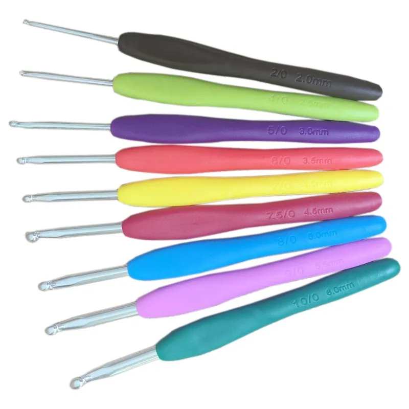 9PCs Mixed Metal Hook Crochet Template Kit TPR Aluminum Knitting Needles For Loom Tool Band DIY Crafts JAN88
9PCs Mixed Metal Hook Crochet Template Kit TPR Aluminum Knitting Needles For Loom Tool Band DIY Crafts JAN88