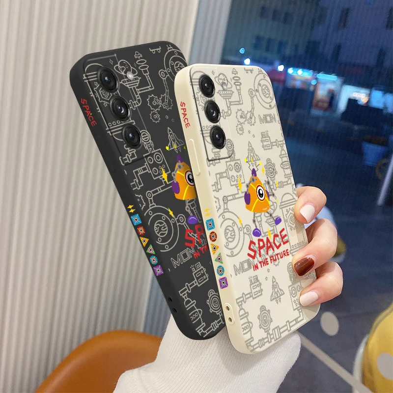Side-printing Robot Silicone Cover Case For Samsung Galaxy S21 S20 FE S10 S9 Ultra Plus S10e Note 20 ultra 10 9 Plus Phone Case
Side-printing Robot Silicone Cover Case For Samsung Galaxy S21 S20 FE S10 S9 Ultra Plus S10e Note 20 ultra 10 9 Plus Phone Case