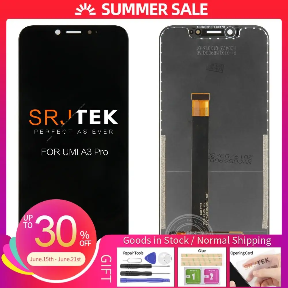 5.7'' For UMI UMIDIGI A3 Pro LCD Display Touch Screen Digitizer Assembly Repair Parts Tested For UMIDIGI A3 Pro LCD Screen Black
5.7'' For UMI UMIDIGI A3 Pro LCD Display Touch Screen Digitizer Assembly Repair Parts Tested For UMIDIGI A3 Pro LCD Screen Black